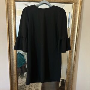 Zara Black Dress with Ruffle Detail